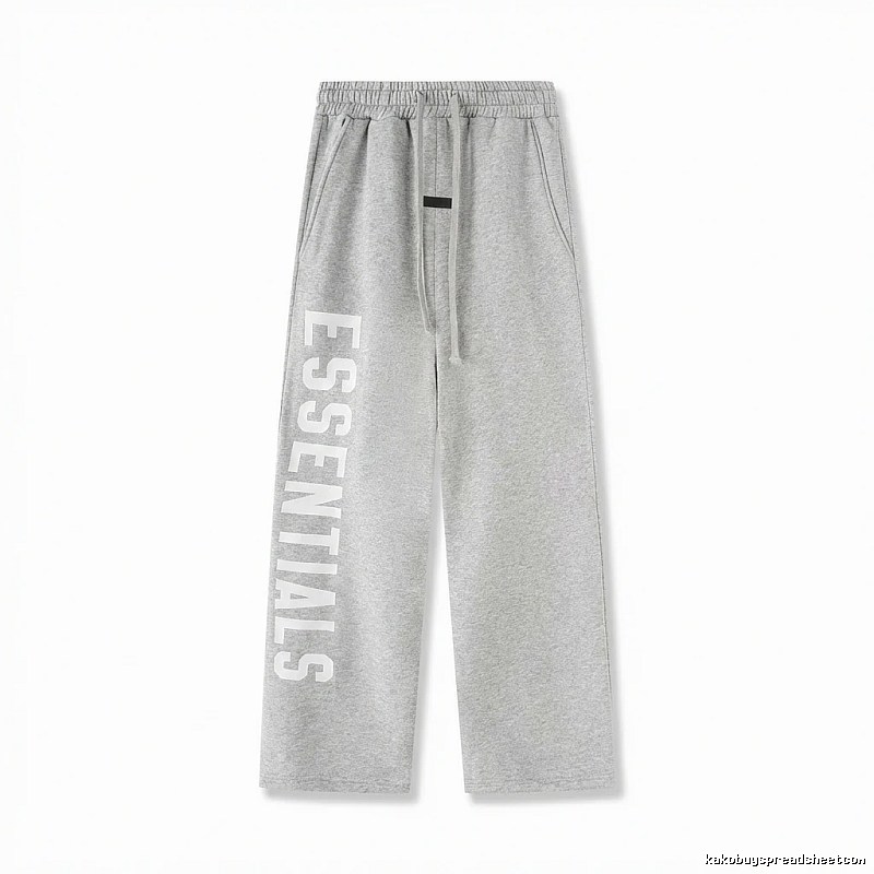 ESSENTIALS Simple Style Gray Sweatpants