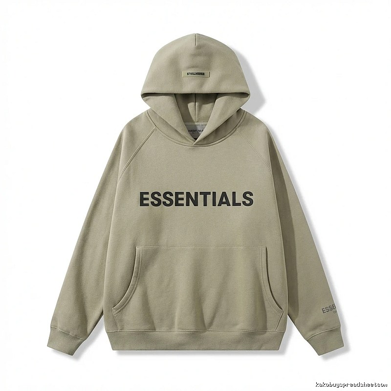 ESSENTIALS Simple Style Grey Hoodie