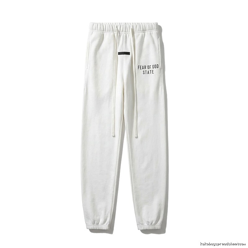 ESSENTIALS Simple Style White Sweatpants