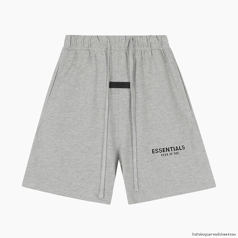 ESSENTIALS Trendy Brand Simple Style Grey Shorts