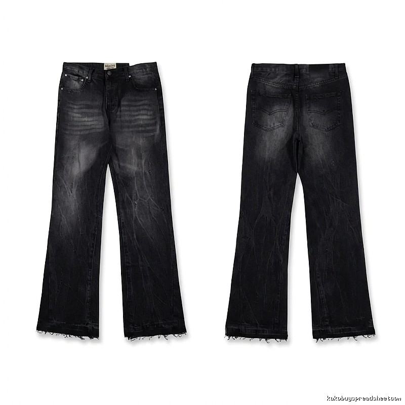 Gallery Dept. Distressed Black Jeans