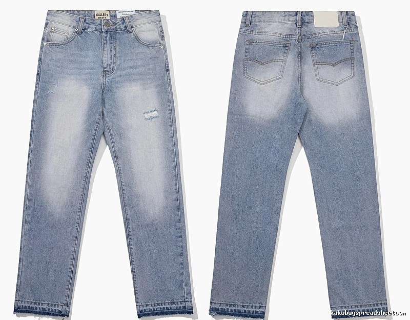 Gallery Dept. distressed light blue jeans