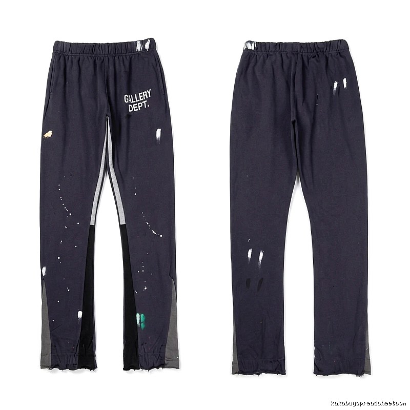 Gallery Dept Graffiti Style Black Pants