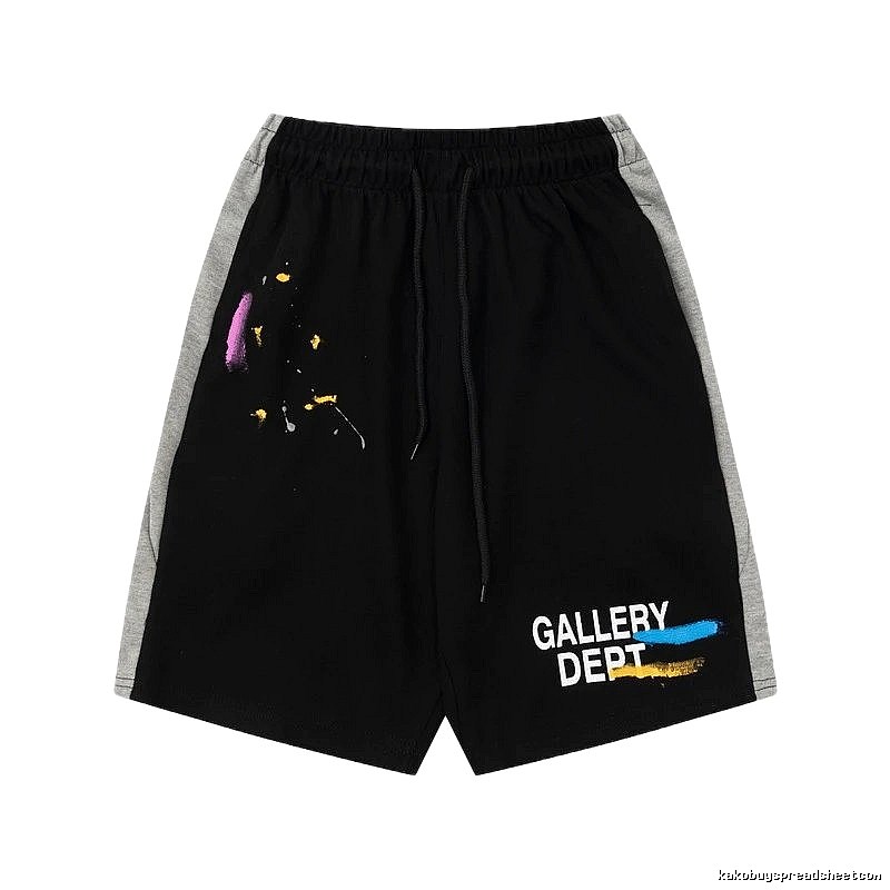 Gallery Dept Graffiti Style Black Shorts