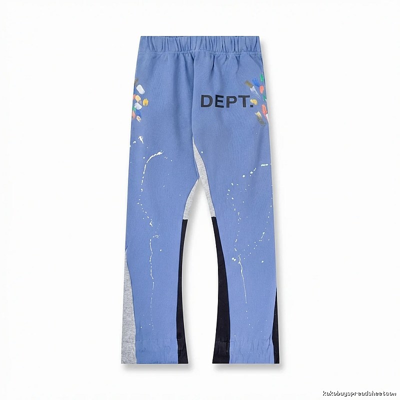 Gallery Dept Graffiti Style Blue Trousers