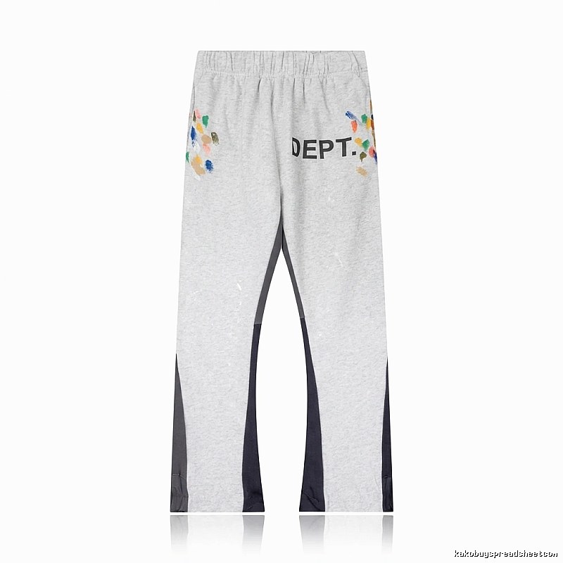 Gallery Dept Graffiti Style Grey Sweatpants