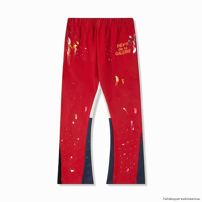 Gallery Dept graffiti-style red pants