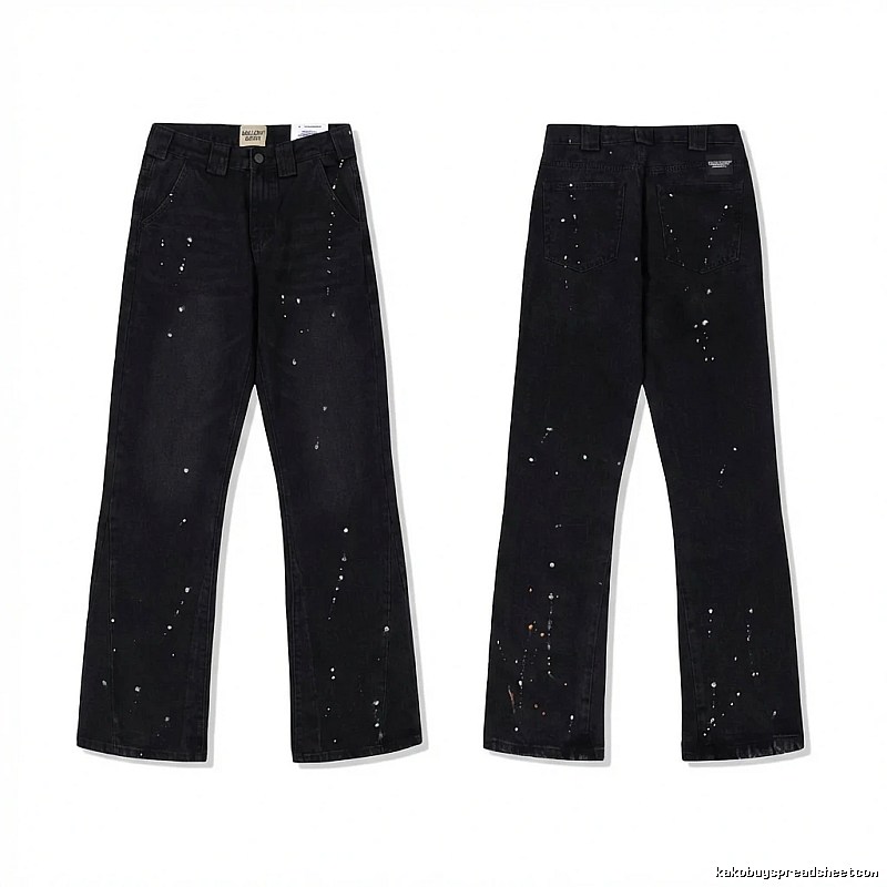 Gallery Dept ink - splashing style black jeans