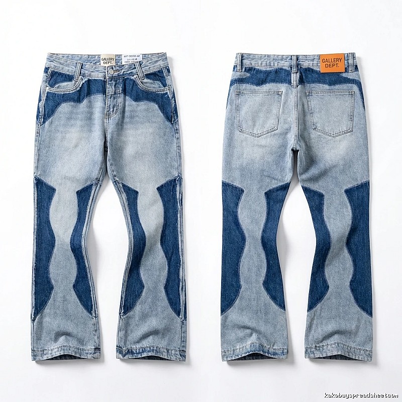 Gallery Dept. patchwork and color - blocking jeans