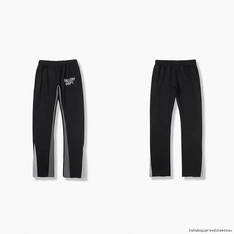 Gallery Dept. Patchwork Style Black Trousers