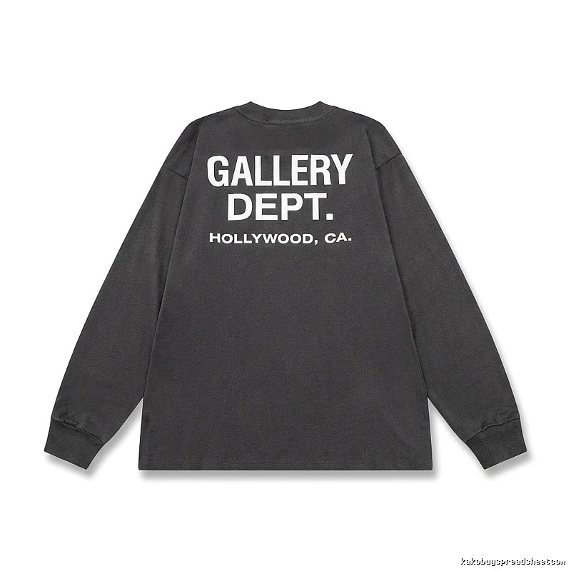 Gallery Dept. simple style black long-sleeve