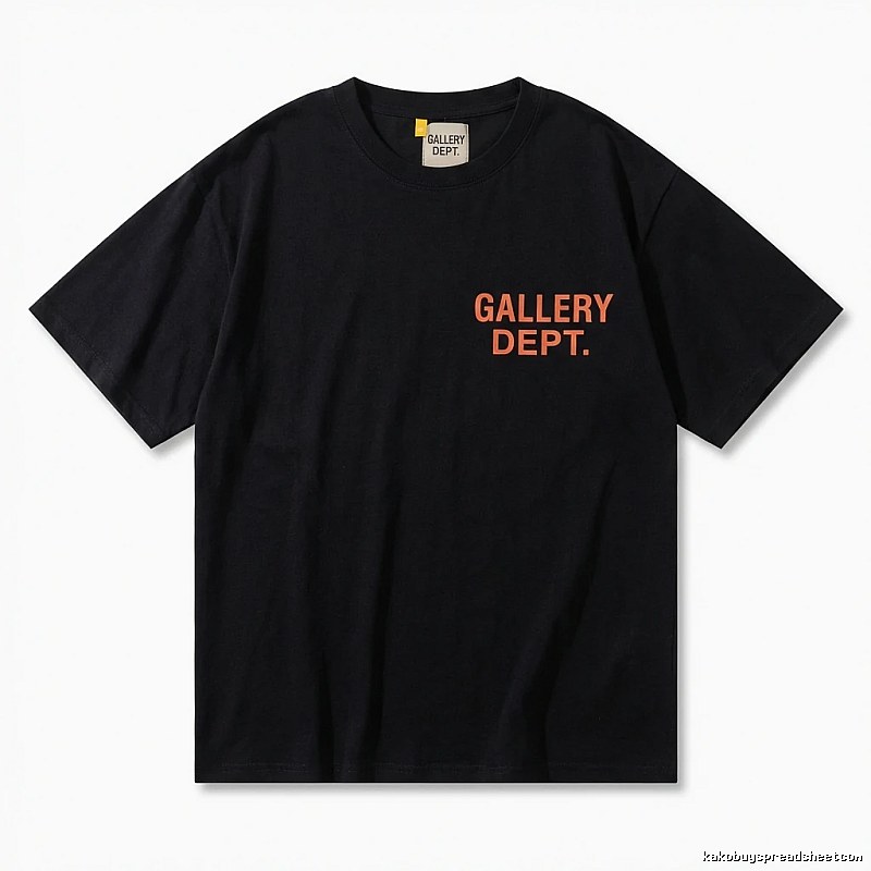 Gallery Dept. Simple Style Black T-shirt