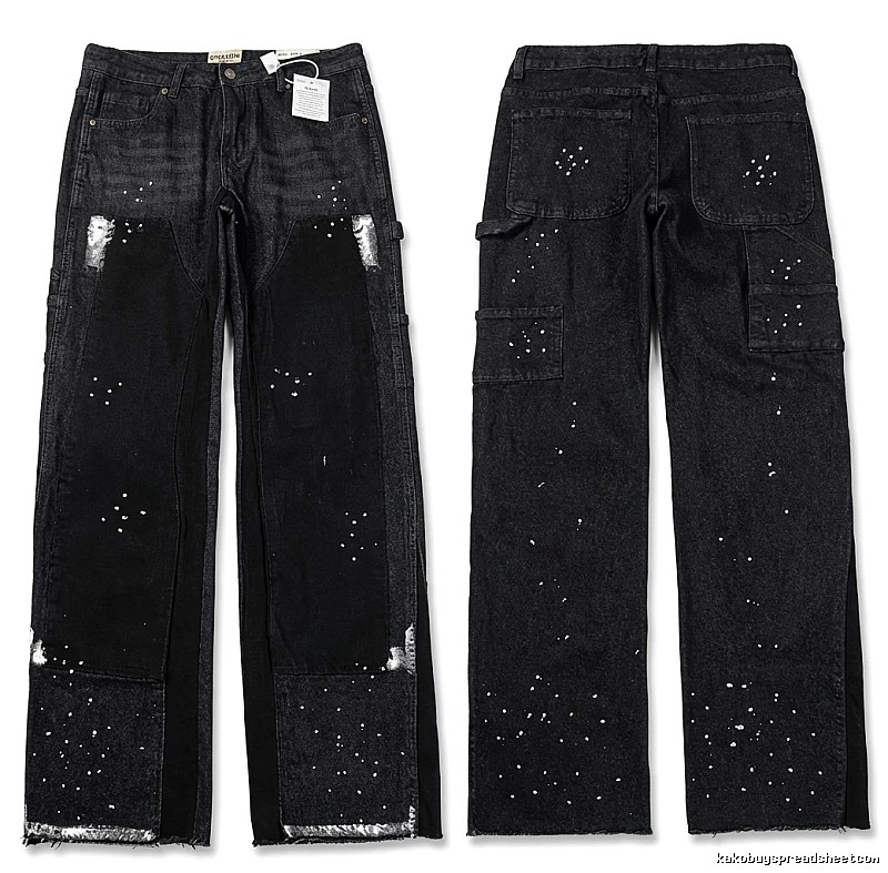 Gallery Dept. workwear style black jeans