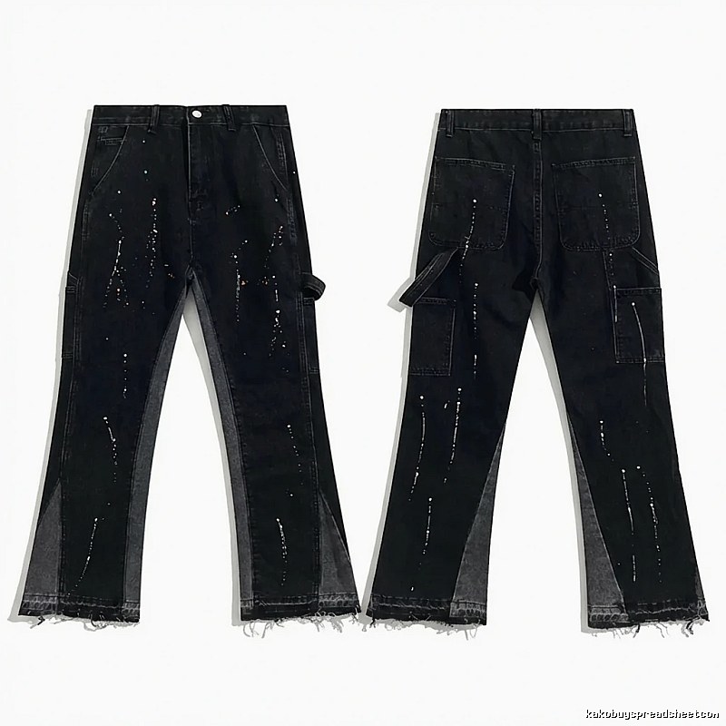 Gallery Dept Workwear Style Black Jeans