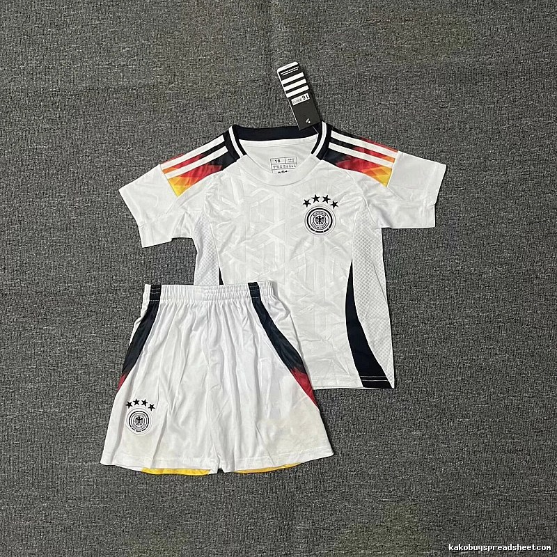Germany Classic Soccer jersey set White Germany Football for Daily Styling