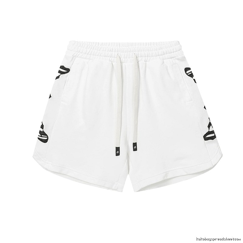 Godspeed Rhinestone Street Style White Shorts