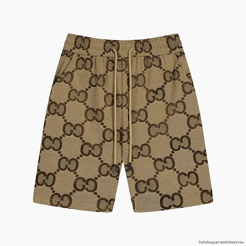Gucci Double G Brown Retro Shorts