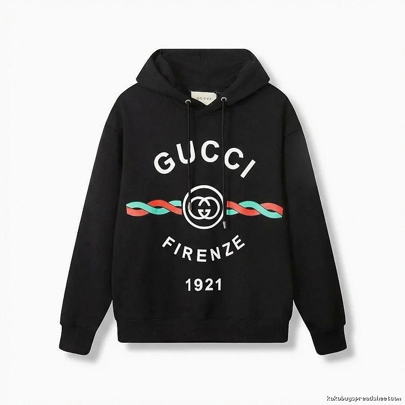 Gucci retro-style black hoodie