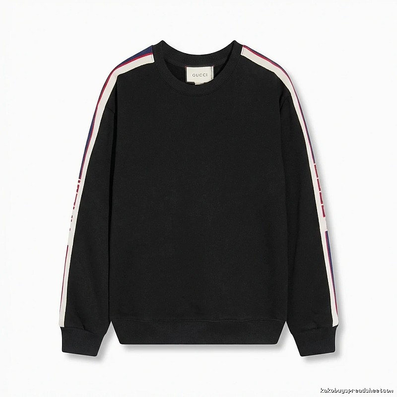 Gucci striped casual style black sweatshirt