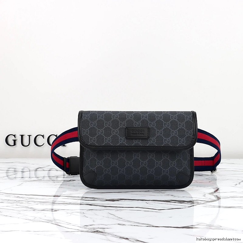 Gucci Waist Bag with Black GG Waist Bag for Casual Outfits