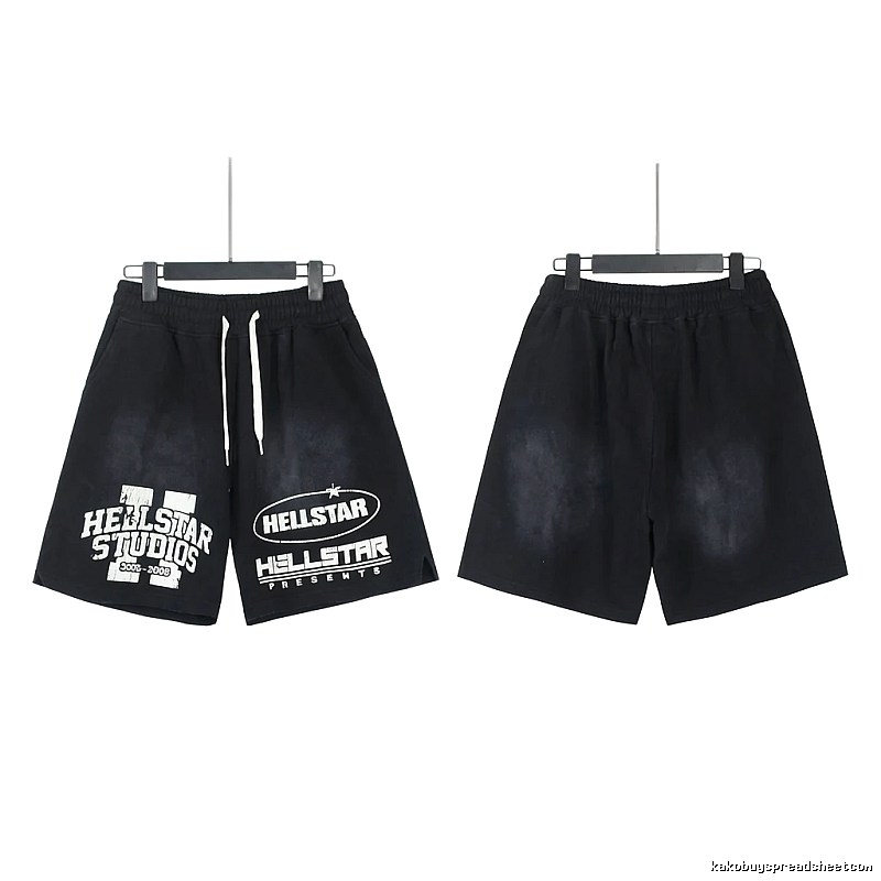 HELLSTAR American-style black shorts