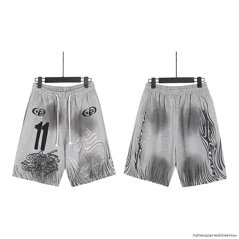Hellstar dark style gray shorts