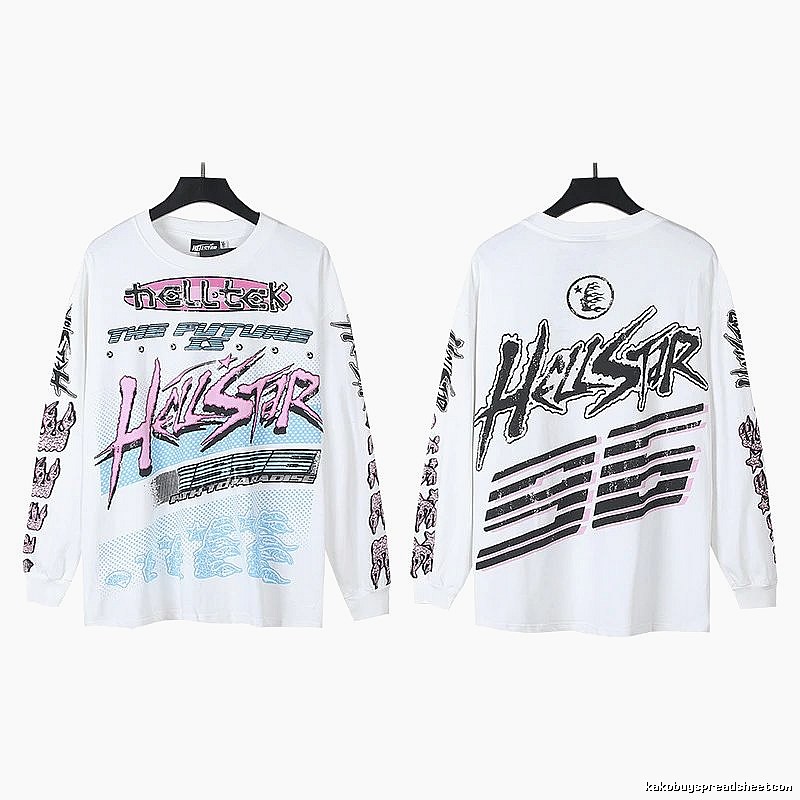 Hellstar Graffiti Trendy Cool White Sweatshirt