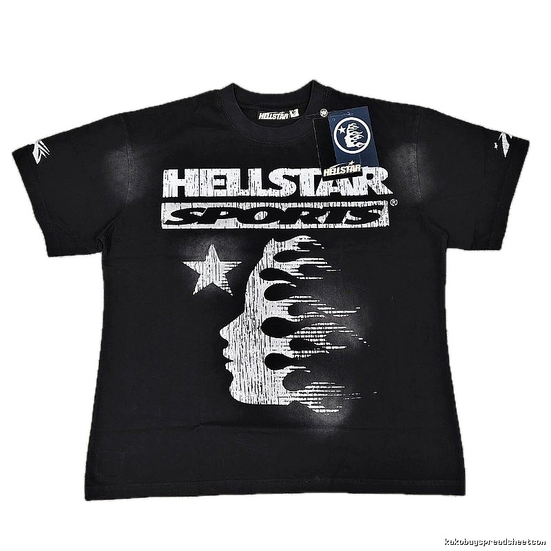 Hellstar Sports Street Style Black Short-sleeve T-shirt