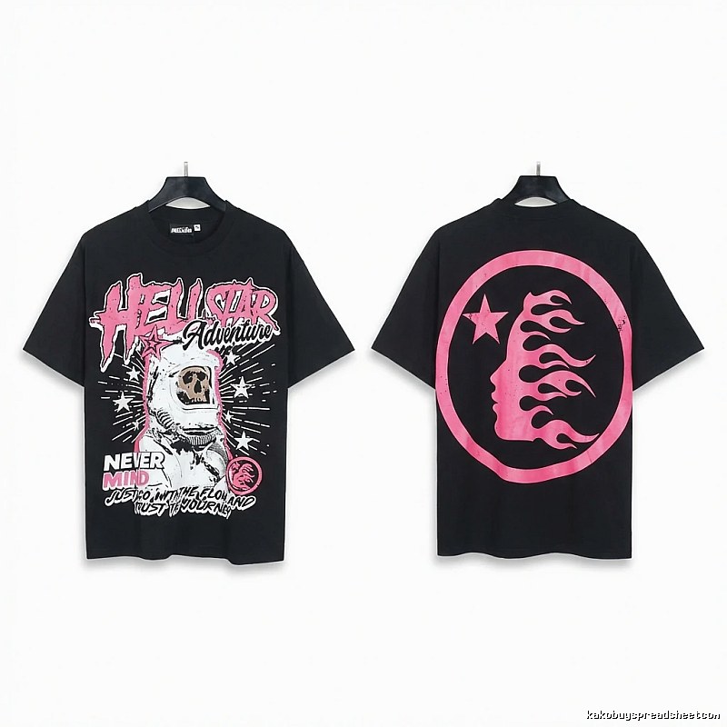 Hellstar Trendy and Cool Black Short-sleeve