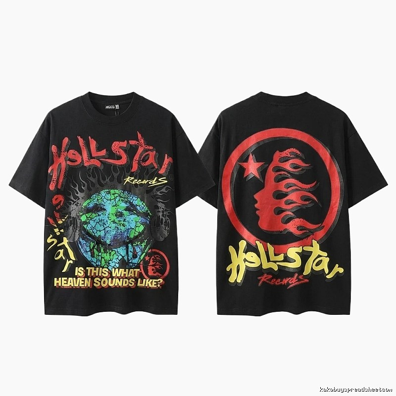 Hellstar Trendy Style Black T-shirt
