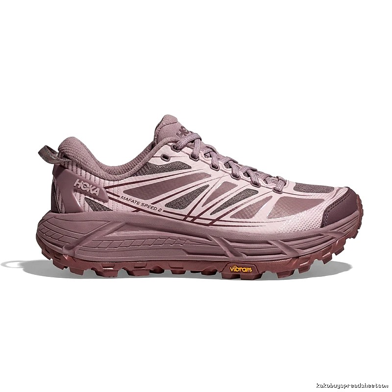 HOKA Trail Running Style Pink-Purple Sports Shoes
