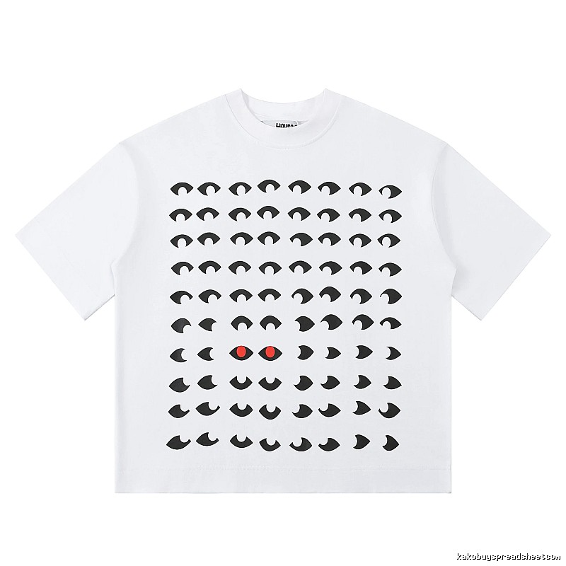 House of Errors Eye Print White T-shirt