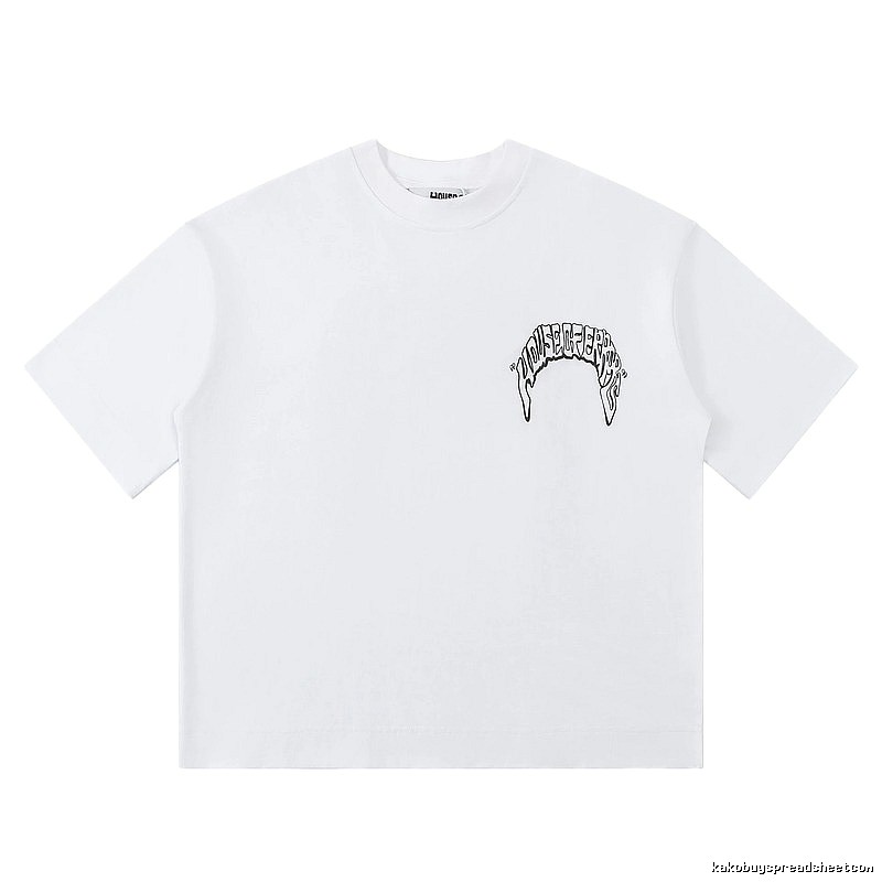House of Errors Trendy White Short-sleeve Shirt