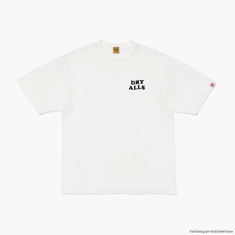 HUMAN MADE EDRYALLS Japanese Streetwear White Short Sleeve T-Shirt