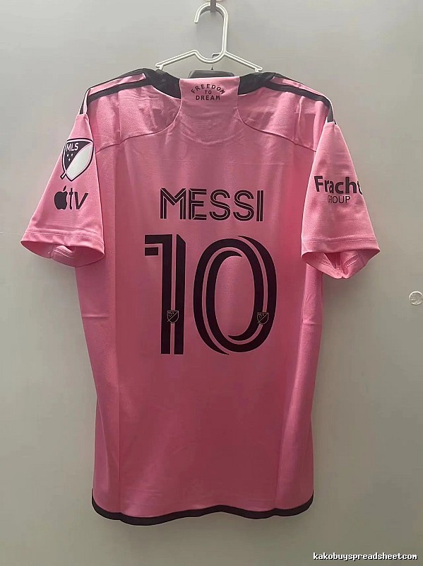 Inter Miami Classic Messi #10 soccer jersey Pink Inter Miami for Daily Styling