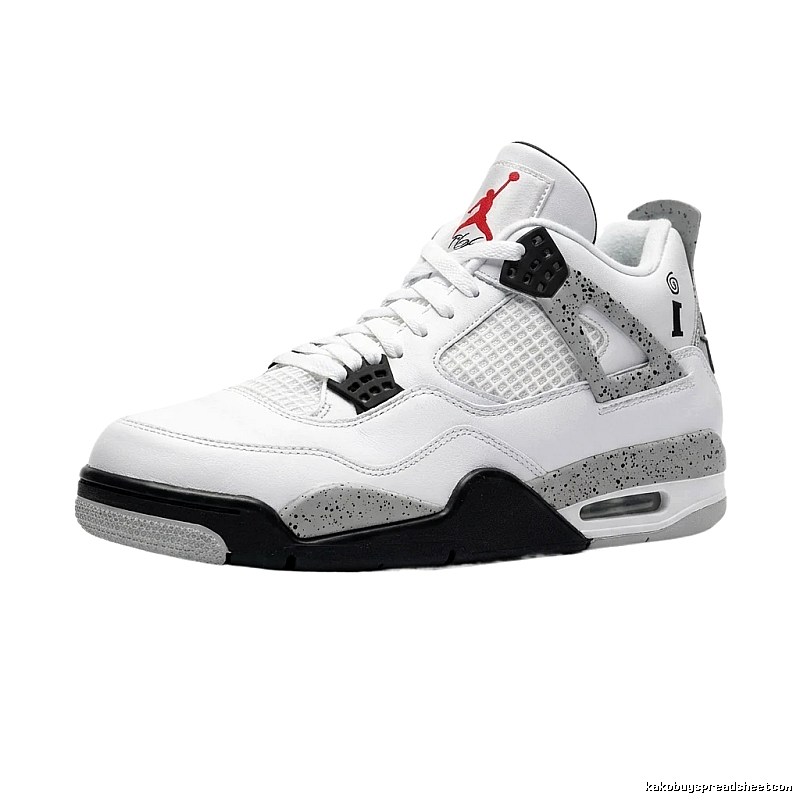 Jordan 4 Generation Trendy White-Gray-Black