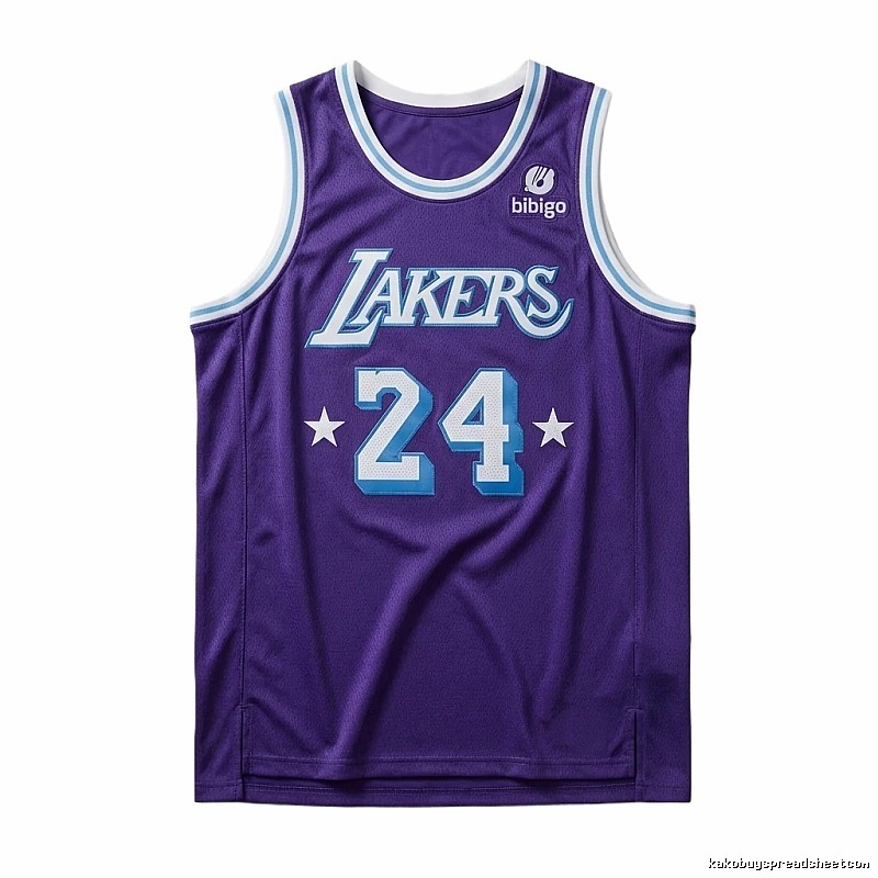 Kobe Lakers retro - style jerseys