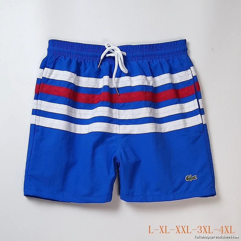 Lacoste Patterned Swim shorts Navy Drawstring Subtle with Signature Styling