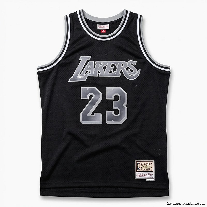 Lakers No. 23 LBJ retro-style jersey