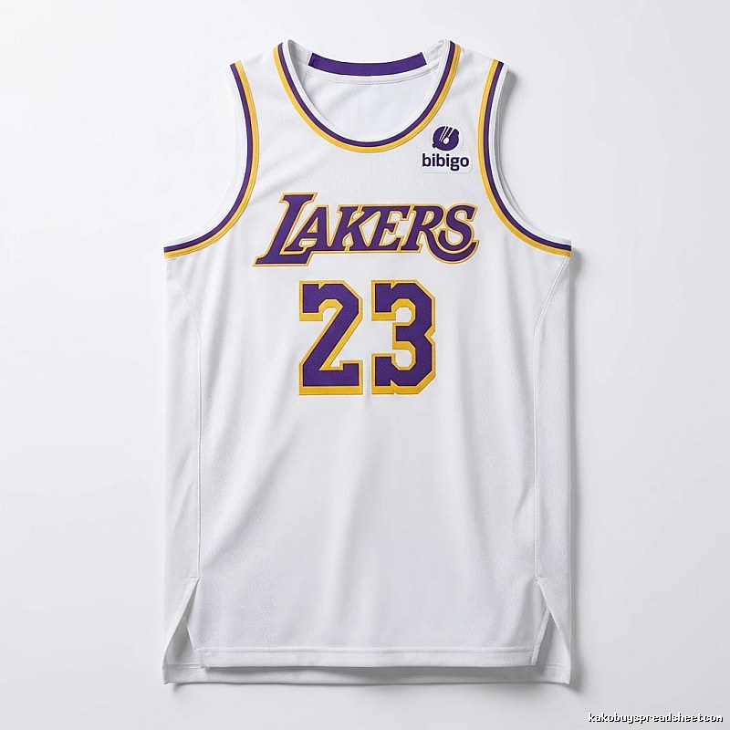 LBJ Lakers retro-style jersey