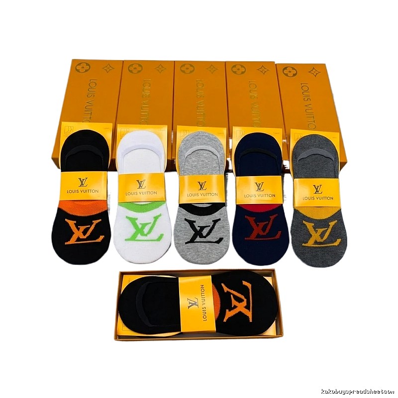 Louis Vuitton colorful boat socks