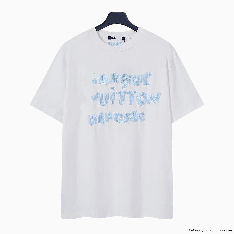 Louis Vuitton Pixel Collection Trendy Style White T-Shirt