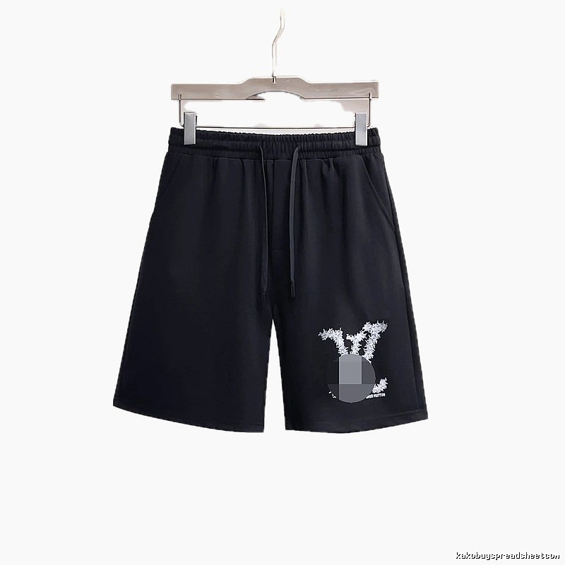 Louis Vuitton Printed Casual Black Shorts