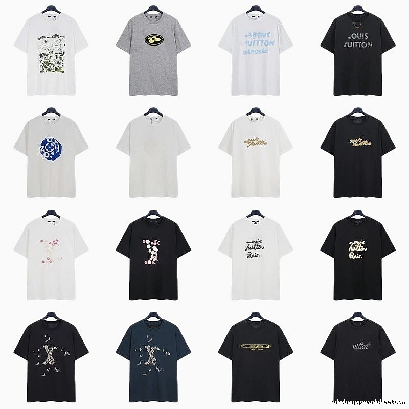 Louis Vuitton Printed Trendy Multi-color Short-sleeve T-shirt