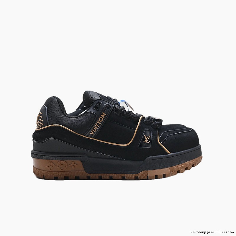 Louis Vuitton vintage black and brown sports shoes