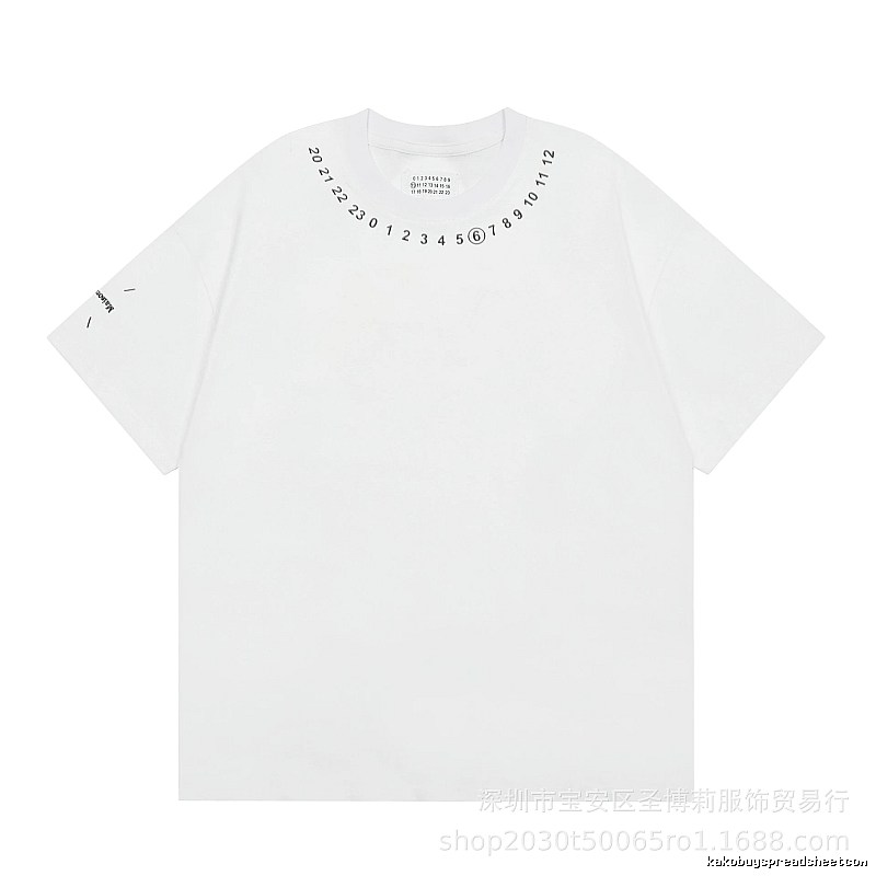 Maison Margiela MM6 High Street Style White T-Shirt