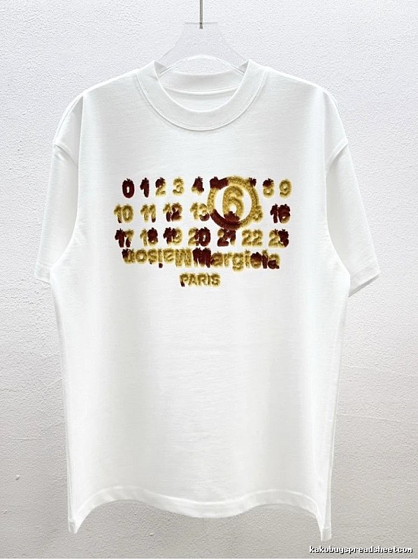Maison Margiela Number Series High-Street White T-Shirt
