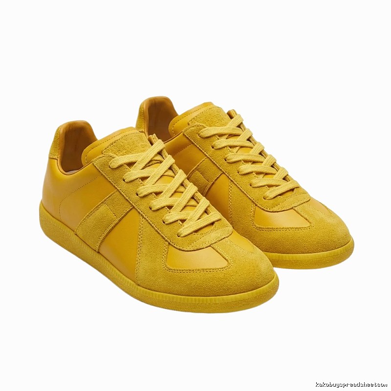 Maison Margiela vintage yellow sports shoes