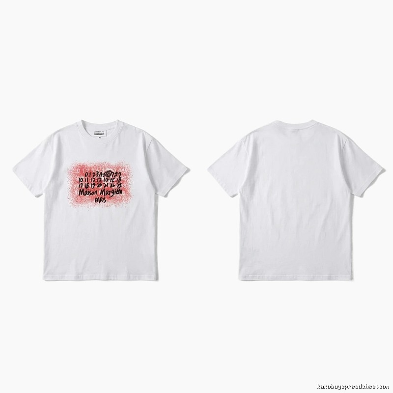 Maison Margiela white T-shirt with digital print