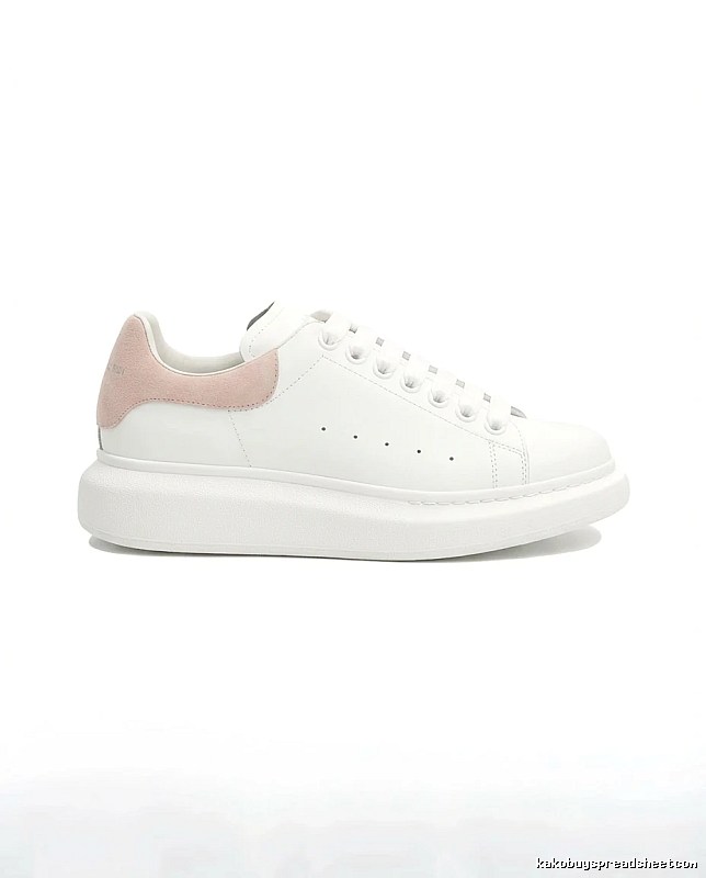 McQueen pink - tail thick - soled small white shoes
